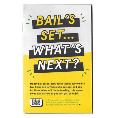 The cover of a booklet reading Bail is Set Whats Next?